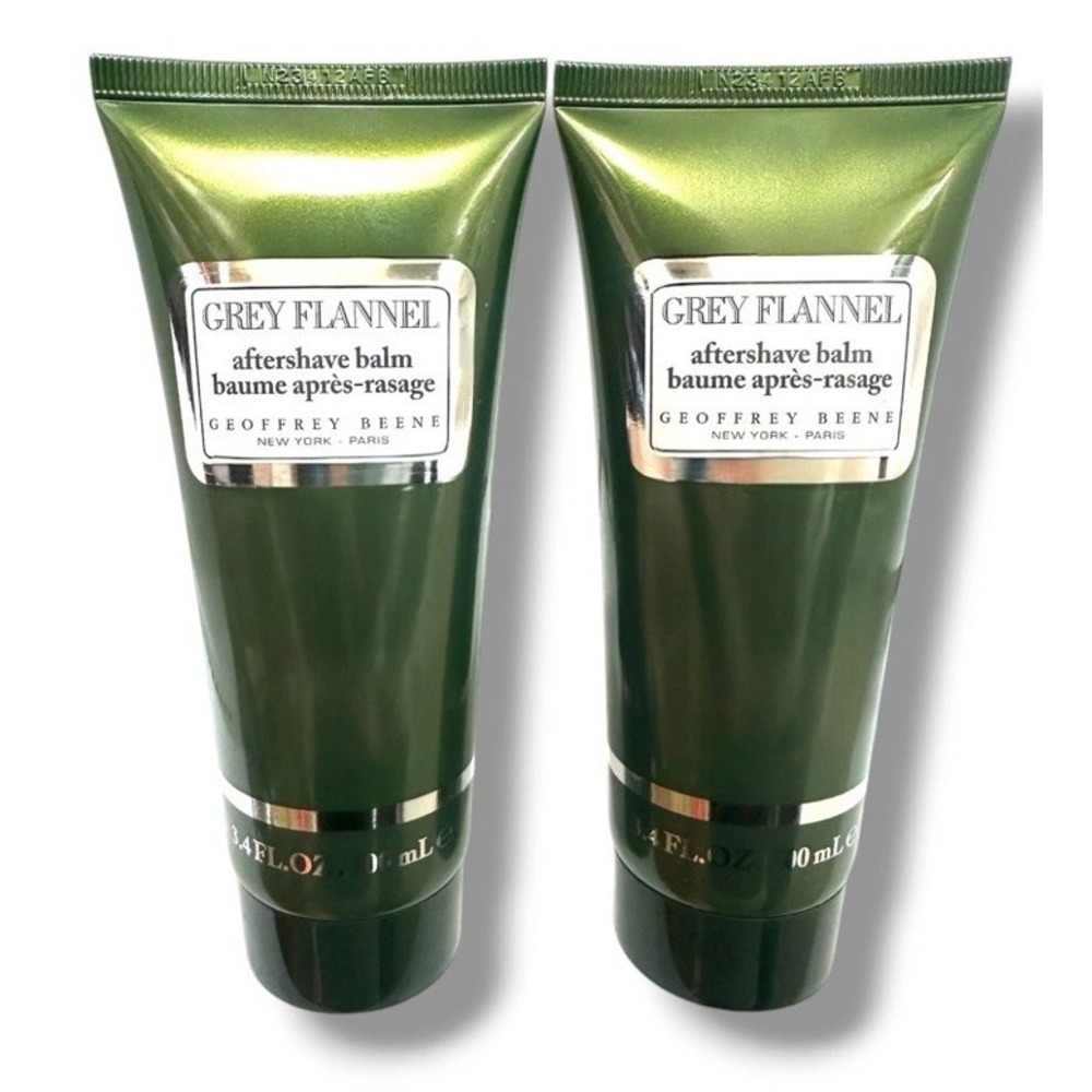 2x Grey Flannel by Geoffrey Beene 3.4oz AfterShave Balm